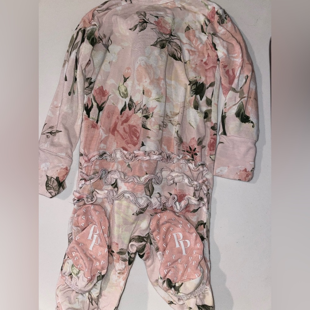 Posh peanut zippered pajama